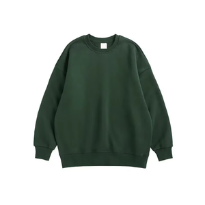 เสื้อสเวตเชิ้ตคอกลมสีเหลืองสำหรับผู้หญิง สไตล์สตรีทแวร์ ผ้าฝ้ายถัก 100% สีพื้น ทรงปกติ รับสกรีนโลโก้ น้ำหนัก 180 กรัม/280 กรัม เหมาะสำหรับใส่ในฤดูใบไม้ร่วง - Product Image 3