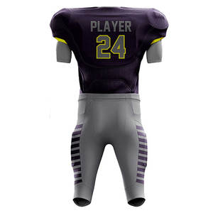 Uniforme de Fútbol Americano Personalizado de Alta Calidad, Fabricación OEM, Uniforme de Fútbol Americano Transpirable - Product Image 2