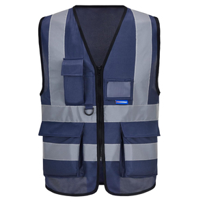 เสื้อกั๊กสะท้อนแสงระดับพรีเมียม ระบายอากาศได้ดี ชุดป้องกันความปลอดภัยในการทำงาน ผลิตโดยผู้ผลิตมืออาชีพ - Product Image 1