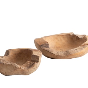 Cuenco antiguo de madera tallada, cuencos de diseñador de madera tallada - Product Image 1