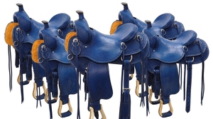 Selle de cheval western en cuir sur mesure, équipement d'équitation robuste pour l'entraînement des chevaux de ranch, la randonnée et l'équitation en plein air - Product Image 4