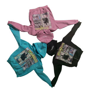 Sudadera con Capucha de Alta Calidad Personalizada para Hombre, Estilo Urbano, Tejido Francés, Corte Cuadrado, Gruesa, con Pedrería, Lavada al Ácido - Product Image 2