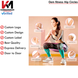 Fitness Hip Circle Resistance <b>Band</b> Men Women Gym Glute Activation <b>Workout</b> Training OEM Supplier - Product Image 5