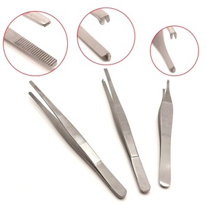 Pinzas de cartílago de acero inoxidable quirúrgico Ametrina, pinzas dentadas de precisión para modelado, pinzas Adson para tejido de laboratorio, herramienta ORL - Product Image 1