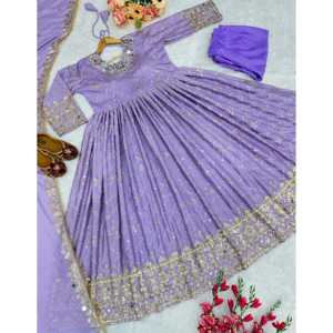 ชุดกาวน์ปาร์ตี้ของนักออกแบบหญิงประกอบด้วย dupatta และห้องชุดเพื่อลุคที่มีสไตล์ - Product Image 5