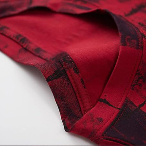 T-shirts personnalisés en coton épais 100 % pour hommes, design par sublimation, style décontracté streetwear, manches courtes, col rond - Product Image 2