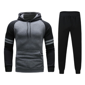 Derniers modèles de survêtements décontractés pour hommes, unis, avec impression de logo personnalisée, respirants, 100% coton, vêtements d'hiver - Product Image 1
