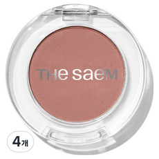 Sconto sul set di 4 ombretti in polvere opaca The Saem Sammul Single Shadow in Dewy Peach CR02 - Product Image 1