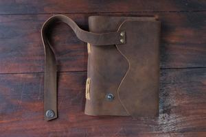 Handmade Genuine Leather Journal for Men and Women Hardcover with White Cotton <b>Paper</b> Thread Sewing Binding Best Gift Notebook - Product Image 3