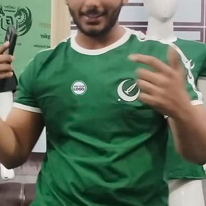 Camiseta Ringer Personalizada con Logotipo para Hombre, Camiseta Informal de Cuello Redondo Ligera para Verano - Product Image 5