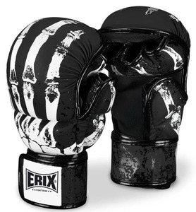 ถุงมือหนังแท้คุณภาพสูงสำหรับฝึกซ้อม MMA พร้อมป้องกันรังสียูวีและระบบปิดแบบตีนตุ๊กแก - Product Image 1