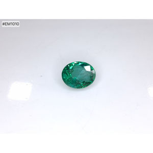 Esmeralda Zambiana Natural de Alta Calidad, Ovalada, 6.36 CT, Gema Suelta para Joyería - Product Image 1