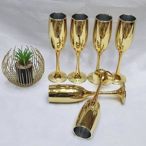 Elegant Brass Gold Wine Glass Set Handmade Goblets Premium <b>Drinkware</b> for Wedding Party Barware Home Decor Gift - Product Image 3