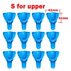 Juego de 10 Bandejas de Impresión Dental Azules, Tamaños S/M/L para Adultos y Niños, Soportes para Moldes Dentales - Product Image 3