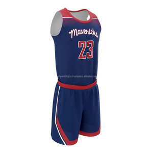 Vêtements de basket-ball à sublimation personnalisée Maillot de basket-ball à séchage rapide de grande taille Uniforme de basket-ball uni 2025 - Product Image 2