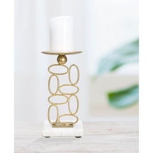 Luxury Handmade Solid Brass Candle Holder for Home Decor Wedding Centerpiece <b>Table</b> Decoration - Product Image 2