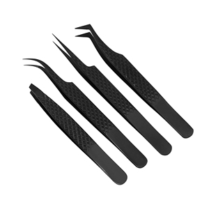 Pince à épiler professionnelle Stahlmann Pro de haute qualité avec logo personnalisé, en acier inoxydable, lisse et dentelée, fine, durable, prise en main parfaite - Product Image 5