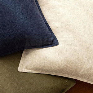 Funda de Almohada Sólida para el Hogar u Hotel, con Costuras Ecológicas, Tela Suave de Poliéster y Algodón, Reutilizable, Duradera, Color Personalizado - Product Image 4