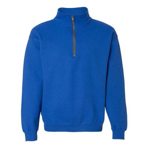 Sweat-shirt polaire pour homme, col montant, demi-zip, manches longues - Product Image 4