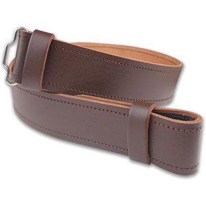 Cinturones Tradicionales Escoceses de Tartán Marrón Liso, 100% Cuero de Alta Calidad, Cinturones para Kilt Highlanders, OEM ODM - Product Image 1