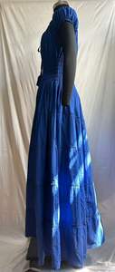 Beautiful Women Midi <b>Dress</b> with Flowy Fit Cotton Cambric Dyed Peasant Neck Buy Direct From Supplier - Product Image 3