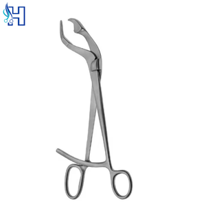 Orthopedic Bone Forceps 5.5 Inch Curved Surgical Stainless Steel Manual Reusable Plate Holding <b>Drill</b> <b>Guide</b> - Product Image 2