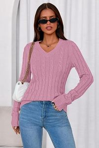 Women Cable Knit <b>Turtleneck</b> <b>Sweater</b> Computer Knitted Solid Long Sleeve Pullover 100% Polyester Casual Winter Jumper Wholesale - Product Image 5