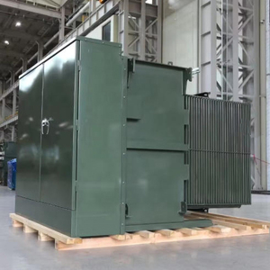 2000kVA三相パッドマウント変圧器、34.5kVから13.8kVへの昇圧、太陽光発電所用グリッドタイインバーター、パッドマウント型、ANSI IEEE準拠 - Product Image 2