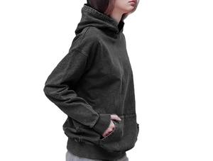 Sudaderas con capucha para mujer de primera calidad, antiarrugas, duraderas, con lavado ácido, antibacterianas, de la mejor calidad, últimas novedades en sudaderas con capucha para mujer con lavado ácido. - Product Image 6