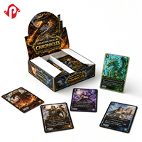 Jeu de cartes à collectionner anime personnalisé avec impression couleur intégrale, collection premium holographique, cartes de jeu en papier TCG avec emballage de vente au détail