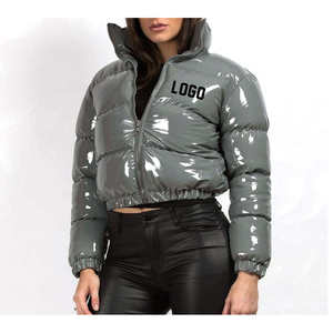 Wholesale Winter Warm Women Puffer <b>Jacket</b> Crop Puffer Coat Women New Stylish Fashion Design Hot Ladies Short Puffer <b>Jacket</b> - Product Image 4
