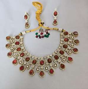 Conjunto nupcial Kundan de lujo, pendientes de perlas, joyería clásica para fiesta de aniversario de boda, conjuntos de regalo, joyería de moda al por mayor - Product Image 6