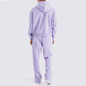 Conjunto Deportivo de Dos Piezas para Hombre, Diseño Personalizado de Alta Calidad, Ligero, de Algodón, con Capucha y Estampado por Transferencia de Calor - Product Image 4