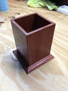 Wooden <b>Desk</b> Pen Holder with <b>Rustic</b> Charm Stylish Wooden Stationery Organizer for Office Durable Wooden Pen Holder for Daily Use - Product Image 6