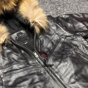 Veste en cuir de qualité supérieure Levi Industry pour homme, style streetwear, fermeture éclair YKK - Product Image 3