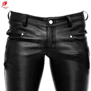 กางเกงหนังผู้ชายดีไซน์ทันสมัย วัสดุพรีเมียม สวมใส่สบาย เหมาะสำหรับใส่ลำลองและกิจกรรมกลางแจ้ง - Product Image 4