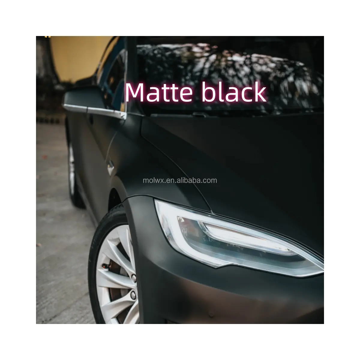 自動車用マットブラックビニール包装フィルムステッカーバブルフリー変色フィルム用PVC素材メーカー