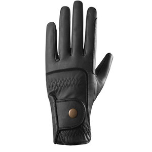 Gants d'équitation tactiles à doigts complets, adhérence ferme, style unique pour homme, en cuir véritable, pour sports de plein air - Product Image 1