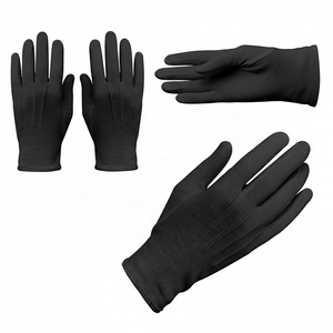 Nouveaux gants noirs 2026 pour usage formel, gants en coton noir de haute qualité pour cérémonies, défilés, groupes, événements et port occasionnel - Product Image 2
