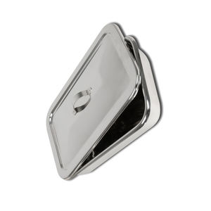 Plateau Mayo Design Manuel pour Instruments Chirurgicaux, Plateau pour Fournitures Médicales, Dentaires et de Tatouage en Acier Plaqué Certifié CE par Blush Surgical - Product Image 1