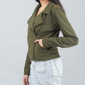 Veste en daim de qualité supérieure pour femmes, élégante, douce au toucher, vêtements d'extérieur d'hiver, marque privée OEM - Product Image 4