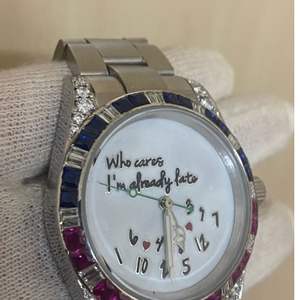 Reloj de Diamantes Cultivados en Laboratorio de Alta Calidad, Totalmente Nuevo, con Incrustaciones de Diamantes Incoloros para Hombre, Precio al por Mayor de la Mejor Calidad - Product Image 2