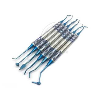 Instrumentos de Relleno Restaurador de Composite, Herramientas Dentales Manuales de Acero Inoxidable, Reutilizables, con Agarre Ergonómico para Precisión en el Material - Product Image 4