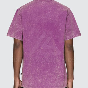 T-shirt à manches courtes pour homme, nouveau design, effet délavé à l'acide, dernière collection, couleur personnalisée, t-shirt délavé à l'acide - Product Image 4