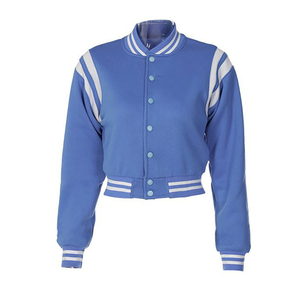 Nouveauté 2026 : Vestes universitaires pour femmes, vestes universitaires courtes tendance pour femmes, vêtements de sport personnalisables avec logo, vestes respirantes - Product Image 6