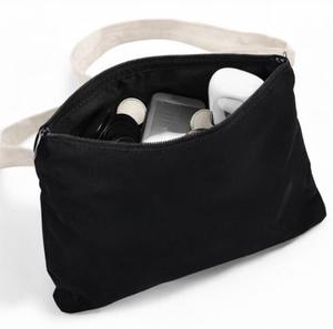 Bolsas de cosméticos de algodón ecológicas personalizadas al por mayor en venta, nuevas bolsas de maquillaje con impresión de logotipo. - Product Image 4