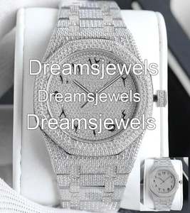 Reloj Automático de Acero Inoxidable con Incrustaciones de Moissanita, Estilo Hip Hop, de Lujo para Hombre, con Resistencia al Agua de 10 Bares - Product Image 5