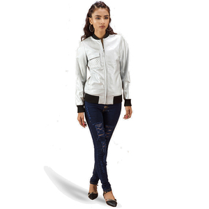 <b>Smart</b> Casual Outfit <b>Women</b> Leather <b>Jacket</b> Trendy Winter Collection <b>Women</b> Leather <b>Jacket</b> for sale - Product Image 2