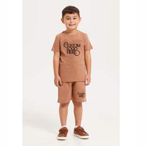 Ensemble de vêtements d'été pour enfants très vendu, nouveau style, t-shirt à manches courtes et shorts pour garçons et filles, ensembles en coton pour bébés très vendus - Product Image 5