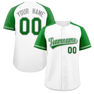 Baseball Jersey V-Neck With <b>Red</b> <b>Stripes</b> And Embroidered Letter Polyester Knit Fabric, Slight Stretch, Sports <b>Top</b> For Men - Product Image 2